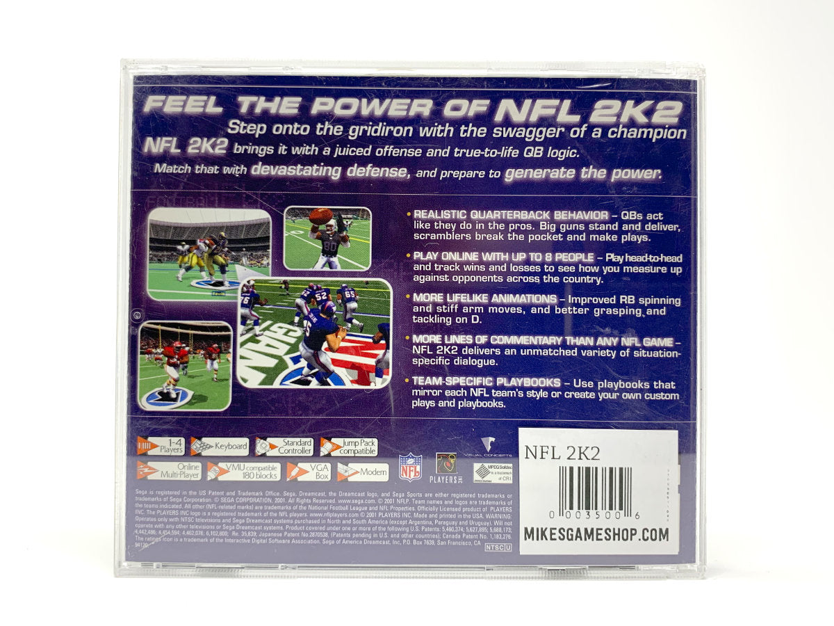 NFL 2K2 • Sega Dreamcast