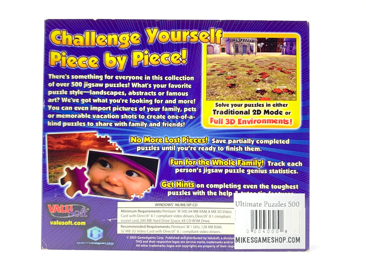 Ultimate Puzzles 500 • PC (Windows)