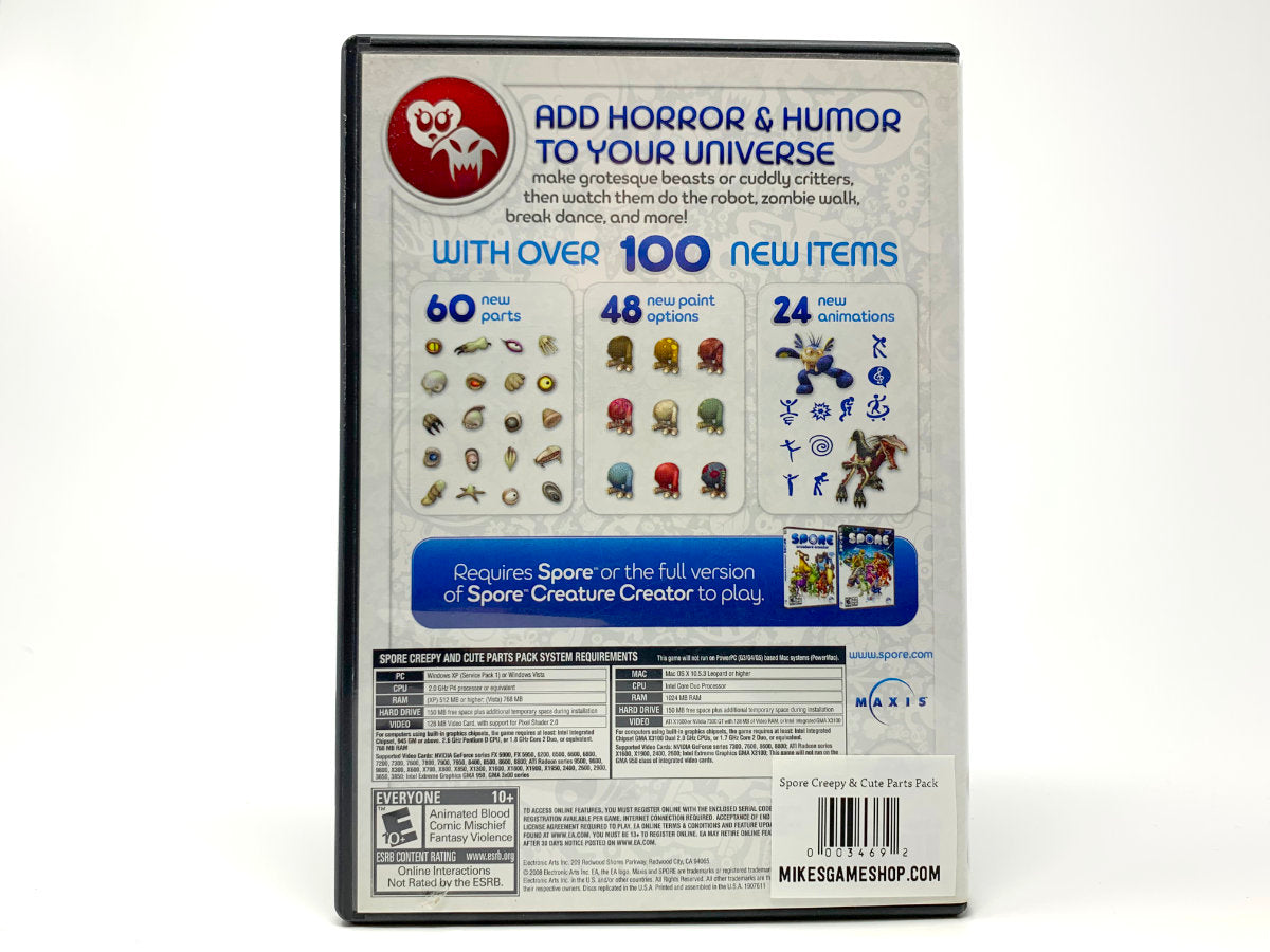 Spore Creepy & Cute Parts Pack • PC (Windows & Mac)