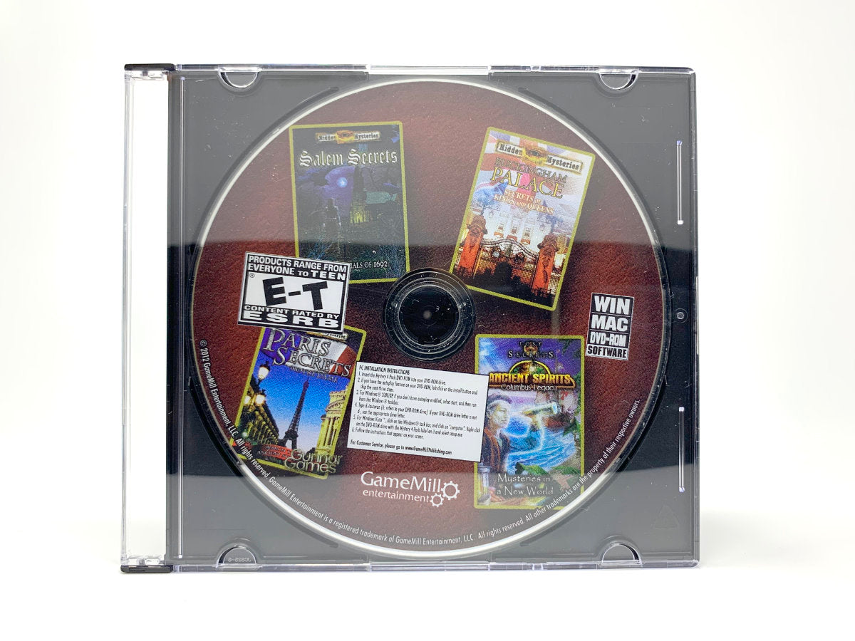 Mystery 4 Pack: Salem Secrets / Buckingham Palace / Paris Secrets / Ancient Spirits *4 Games in 1* • PC (Windows)