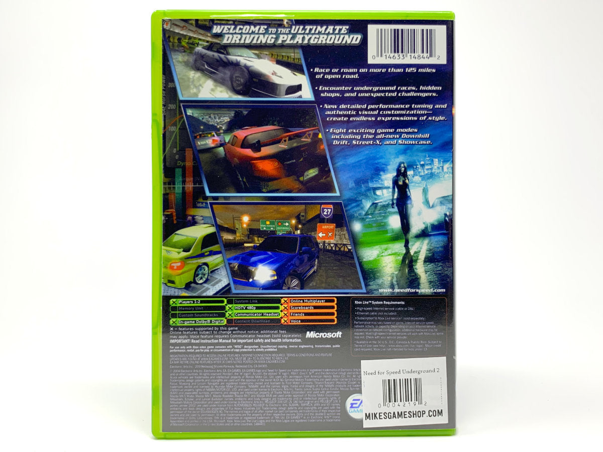 Need for Speed: Underground 2 • Xbox Original