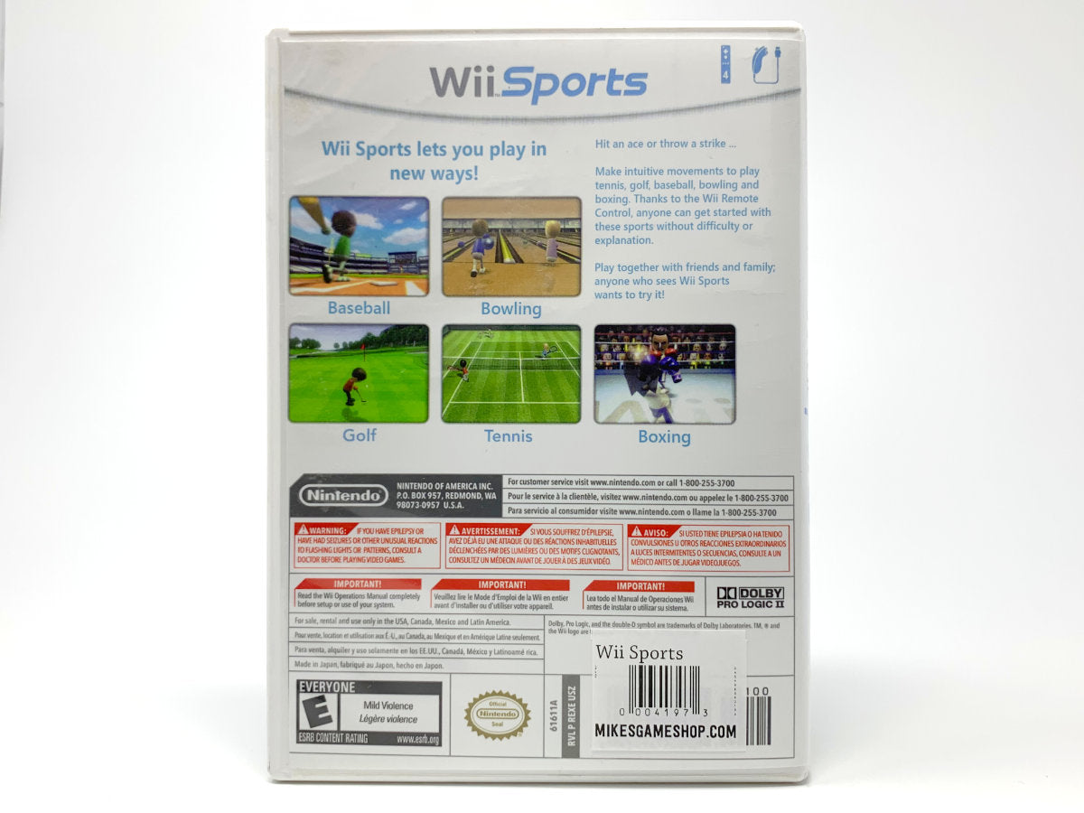 Wii Sports • Nintendo Wii