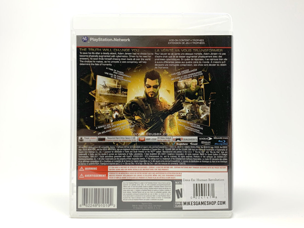 Deus Ex: Human Revolution • Playstation 3