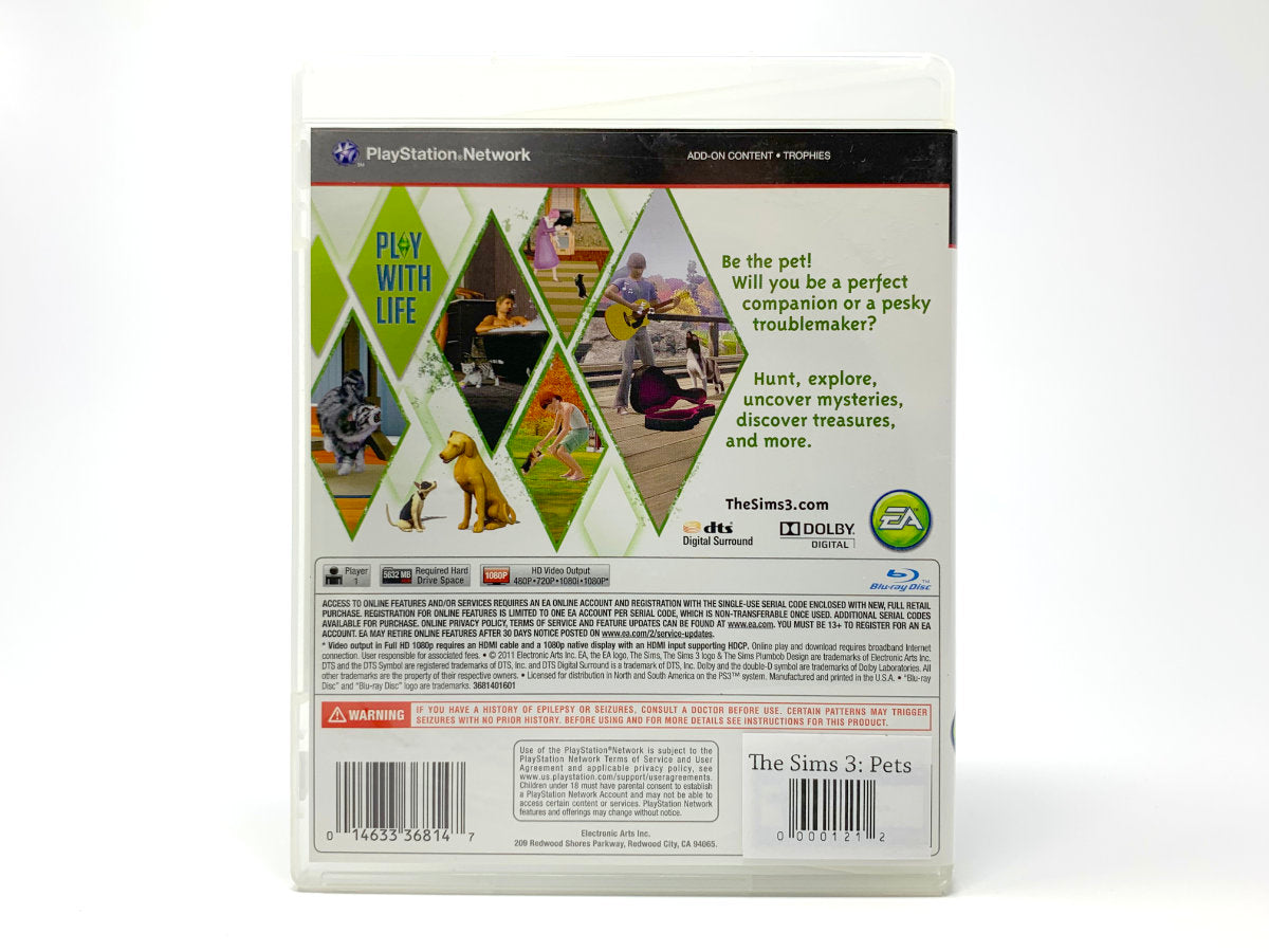 The Sims 3: Pets • Playstation 3