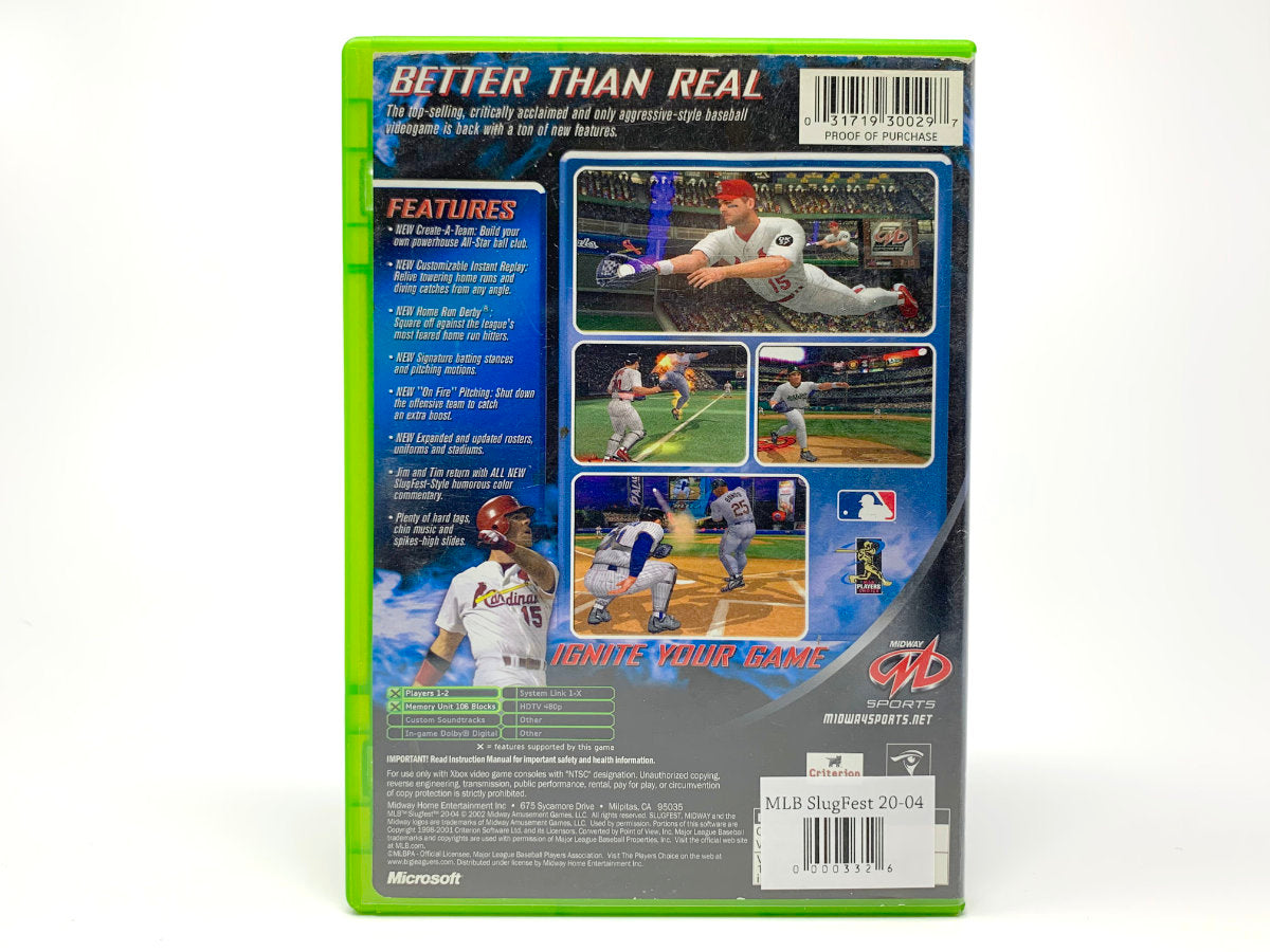 MLB SlugFest 20-04 • Xbox Original