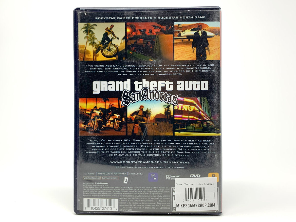 Grand Theft Auto: San Andreas – Greatest Hits • Playstation 2
