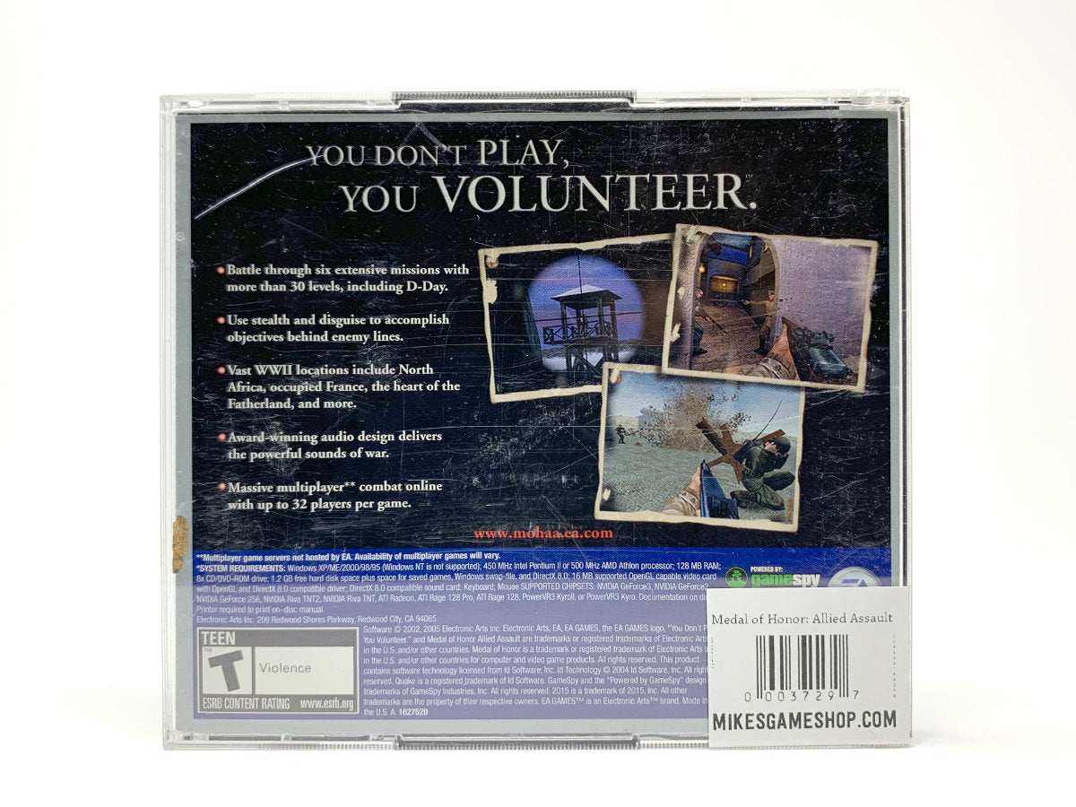 Medal of Honor: Allied Assault – (Jewel Case) • PC (Windows)