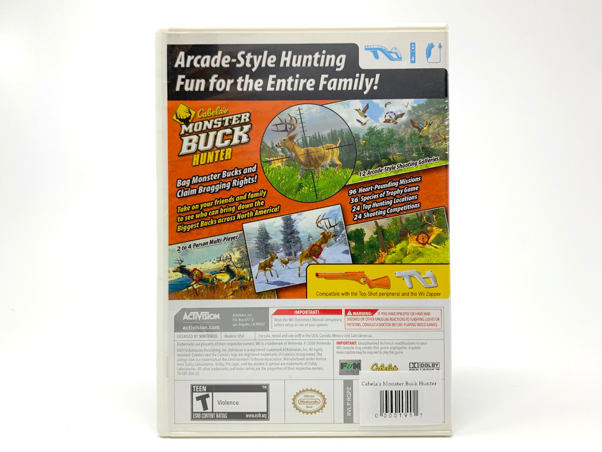 Cabela's Monster Buck Hunter • Nintendo Wii