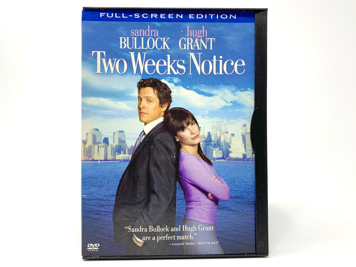 Two Weeks Notice – Full-Screen Special Edition • DVD