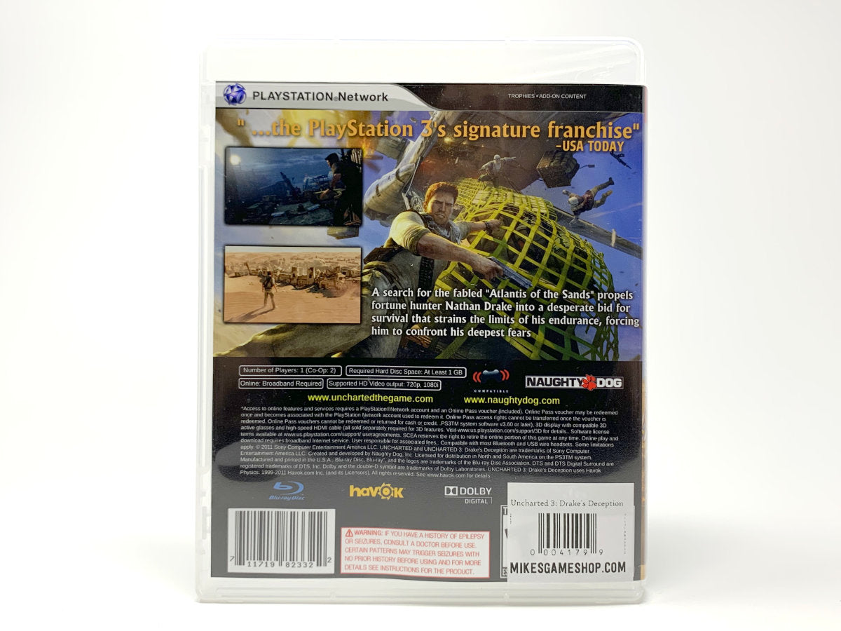 Uncharted 3: Drake's Deception • Playstation 3