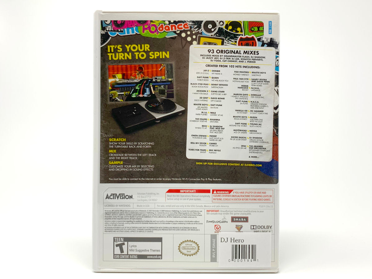 DJ Hero • Nintendo Wii