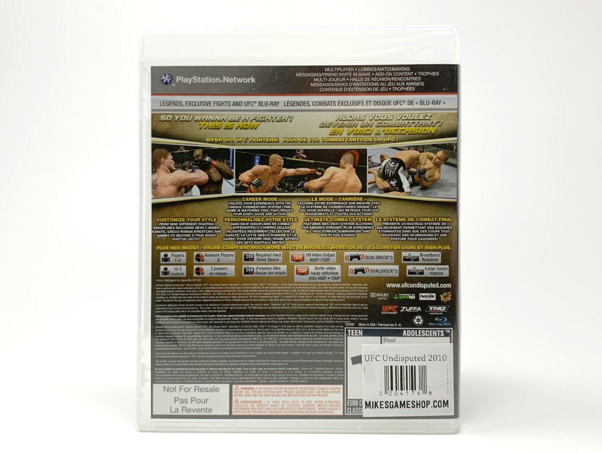 UFC Undisputed 2010 • Playstation 3