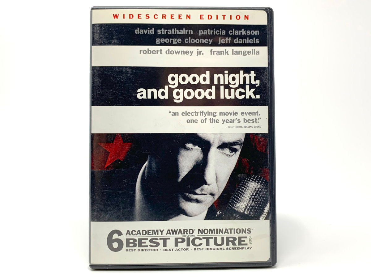 Good Night, and Good Luck. – Widescreen • DVD