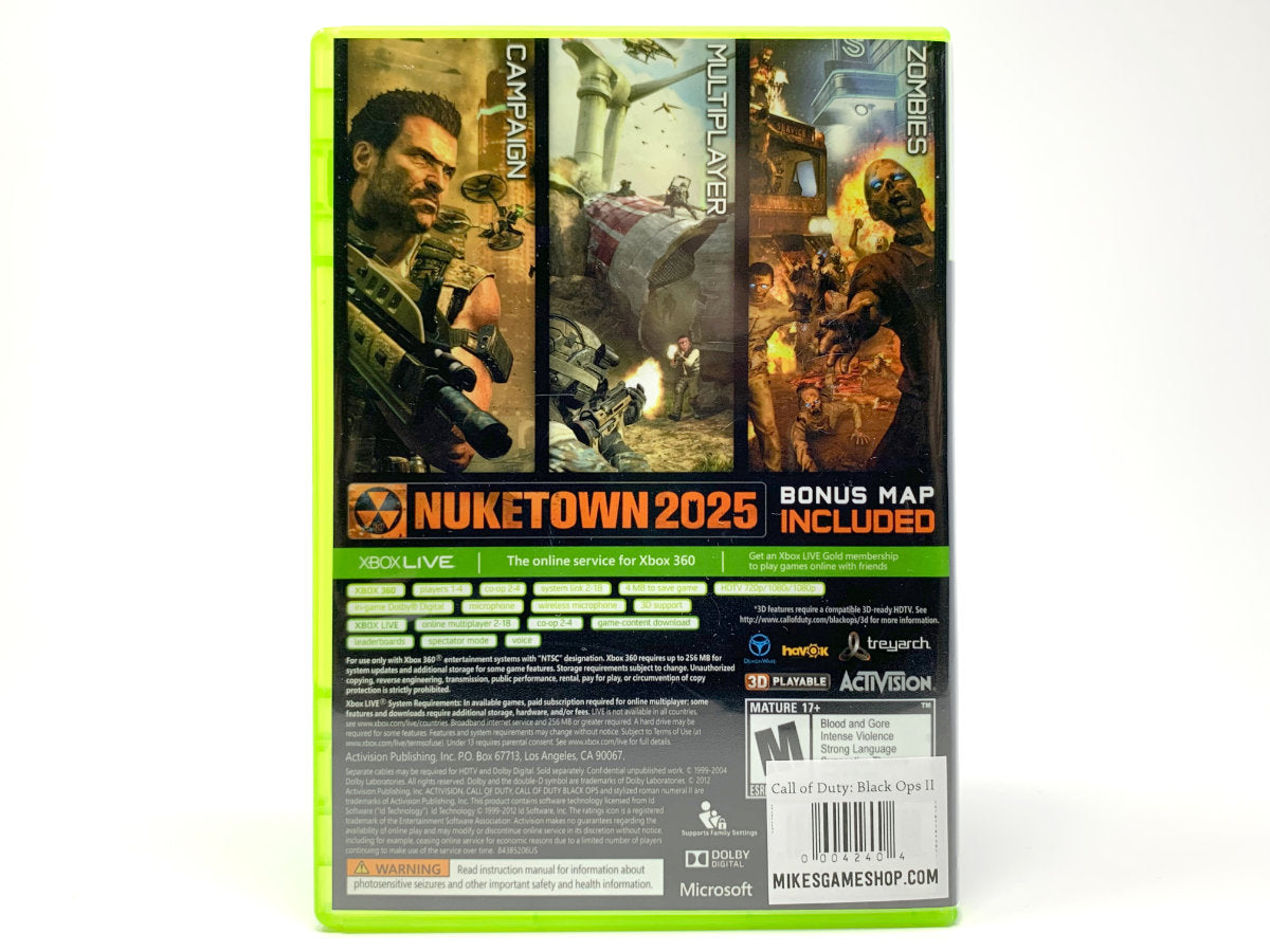 Call of Duty: Black Ops II • Xbox 360