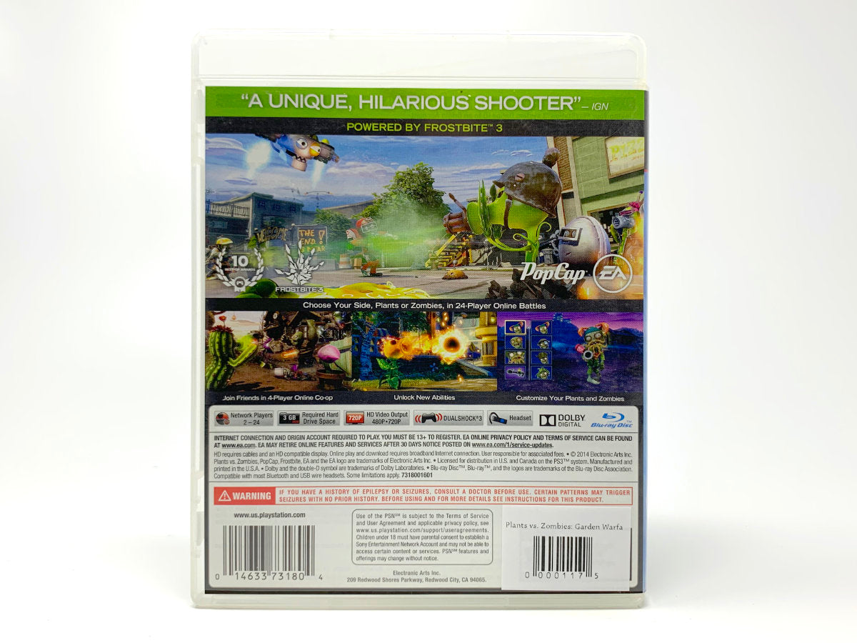 Plants vs. Zombies: Garden Warfare • Playstation 3