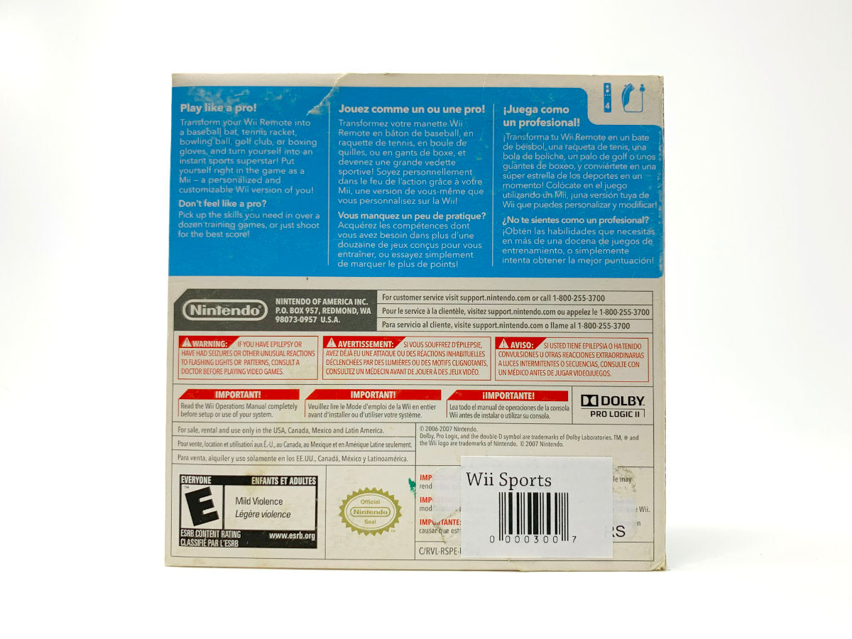 Wii Sports • Nintendo Wii