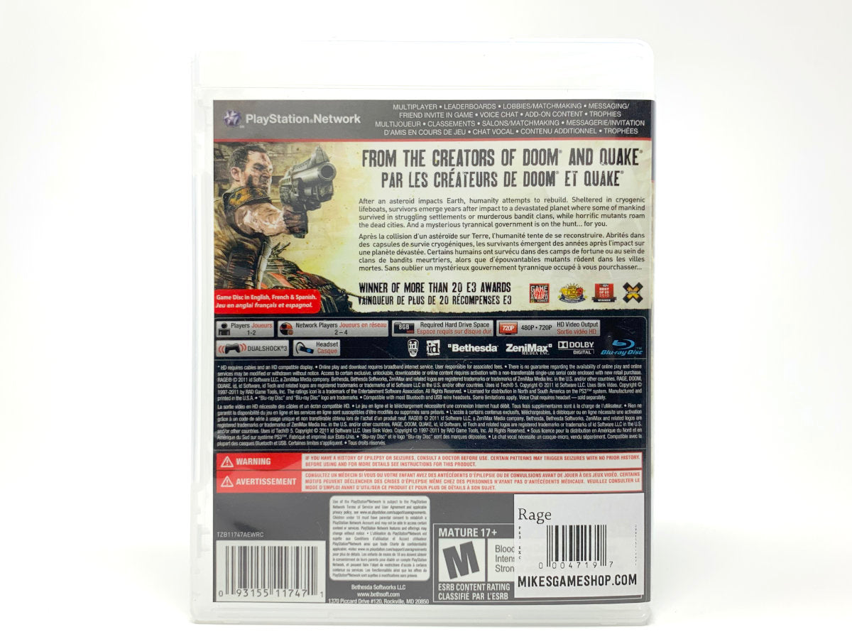 Rage – Anarchy Edition • Playstation 3