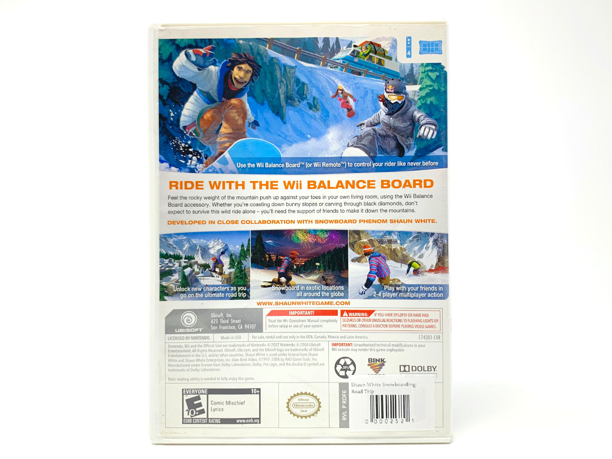 Shaun White Snowboarding: Road Trip • Nintendo Wii