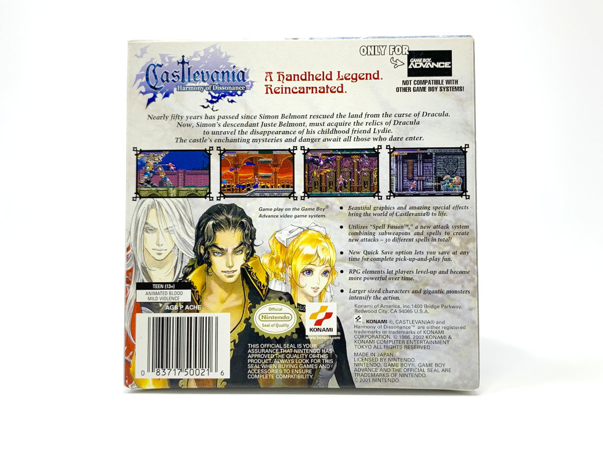 Castlevania: Harmony of Dissonance • Gameboy Advance (No Game)