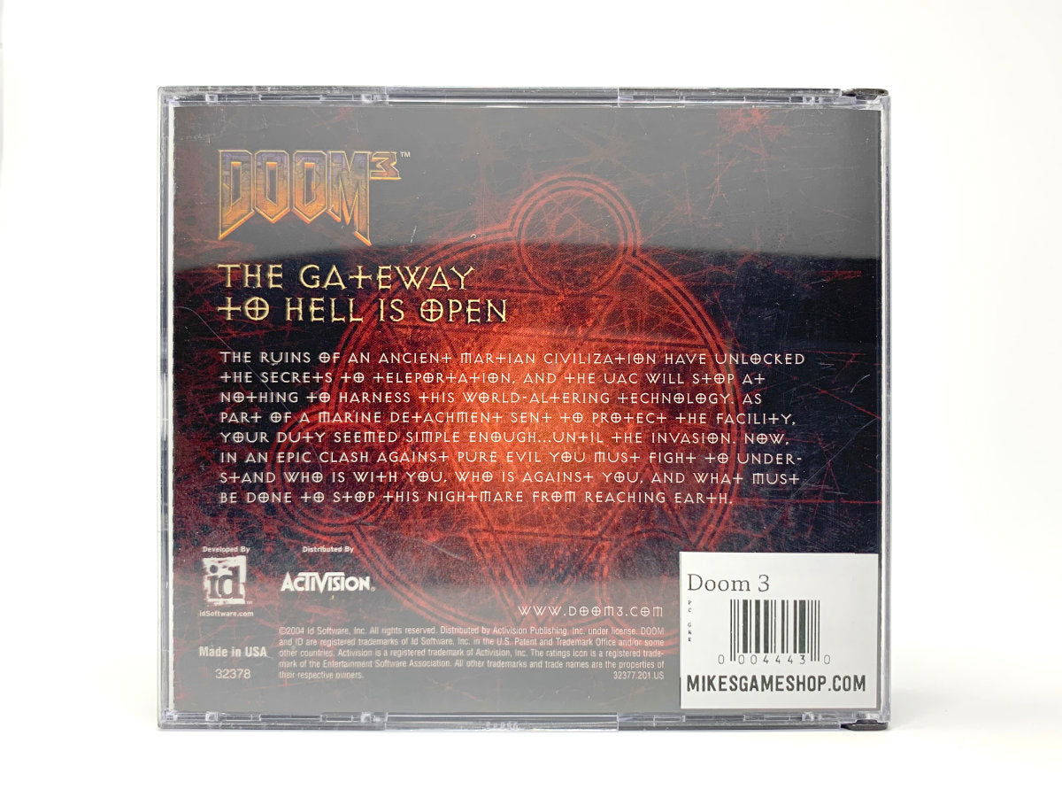 Doom 3 *All 3 Discs* • PC (Windows)