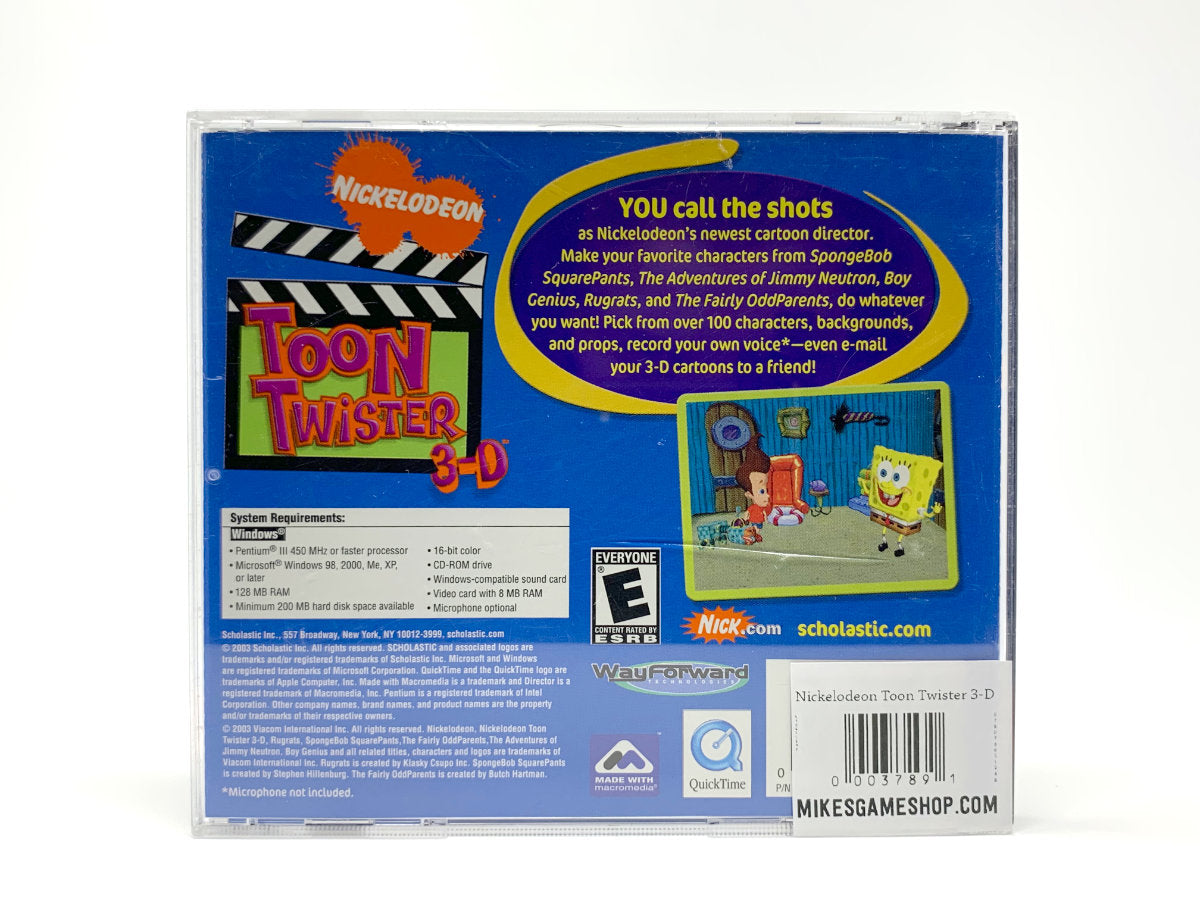 Nickelodeon Toon Twister 3-D • PC (Windows)
