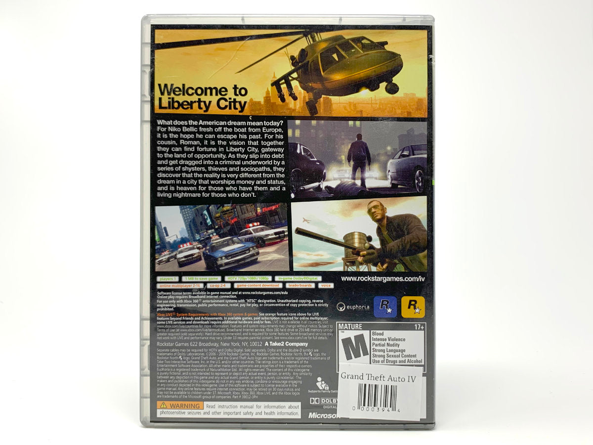 Grand Theft Auto IV – Platinum Hits • Xbox 360