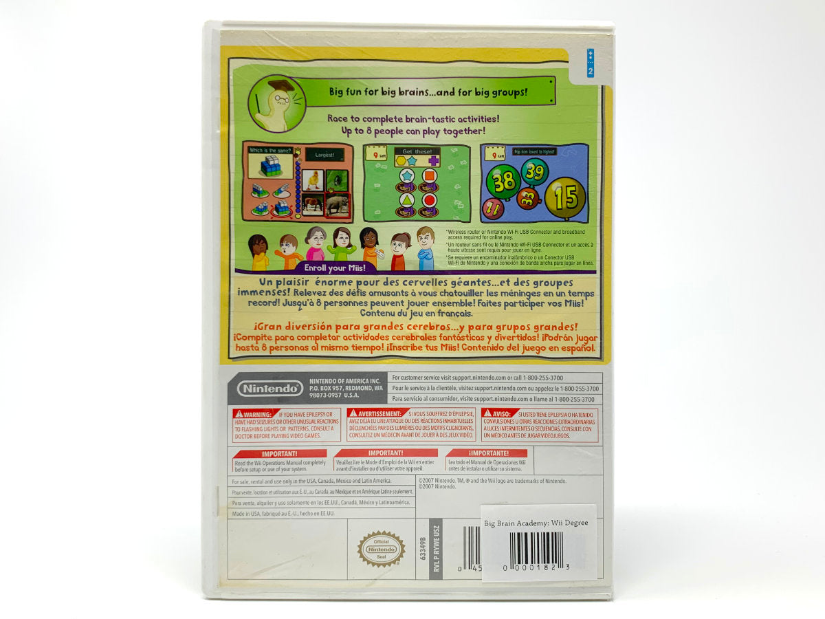 Big Brain Academy: Wii Degree • Nintendo Wii