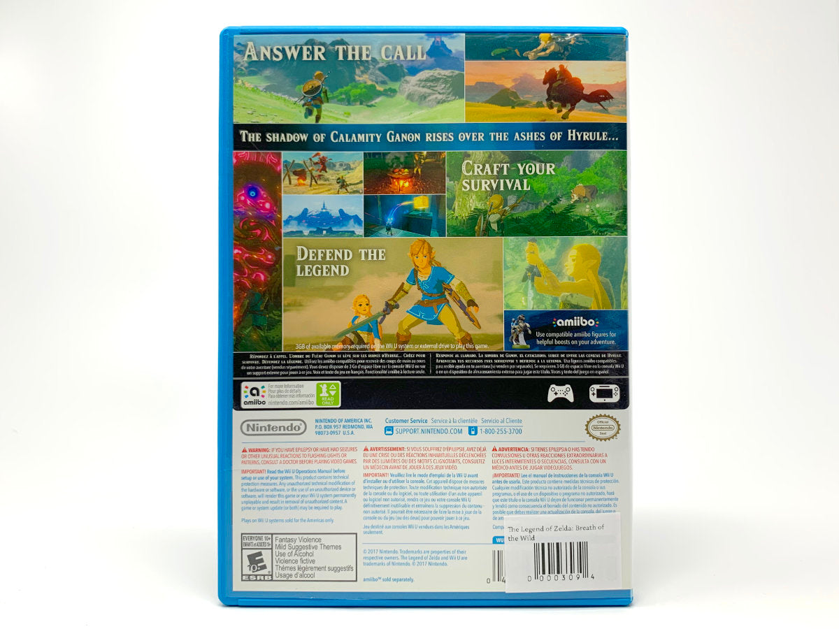 The Legend of Zelda: Breath of the Wild • Nintendo Wii U
