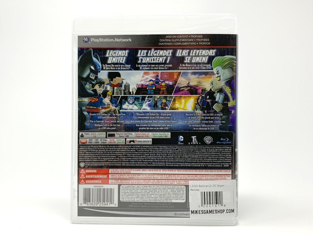 LEGO Batman 2: DC Super Heroes • Playstation 3