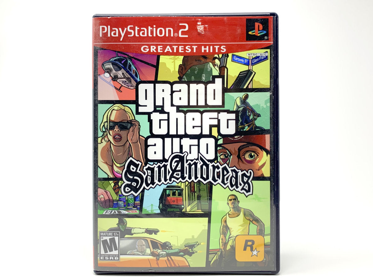 Grand Theft Auto: San Andreas PS2 Front cover