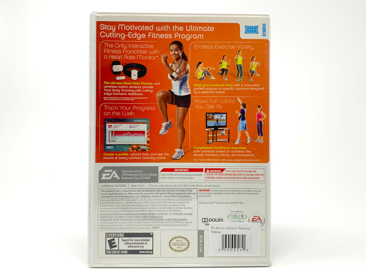 EA Sports Active 2: Personal Trainer • Nintendo Wii