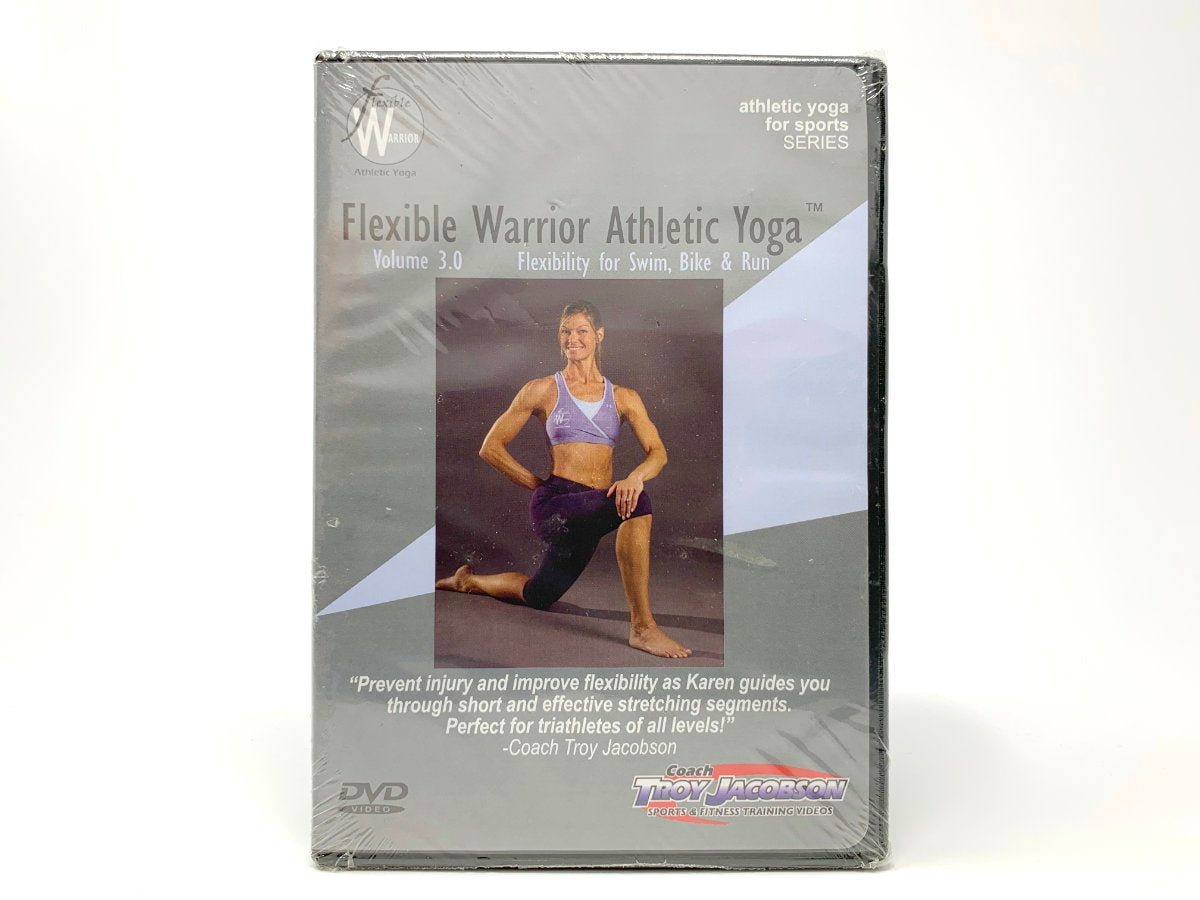 *BRAND NEW* Flexible Warrior Athletic Yoga: Volume 3.0 - Flexibility for Swim, Bike & Run • DVD