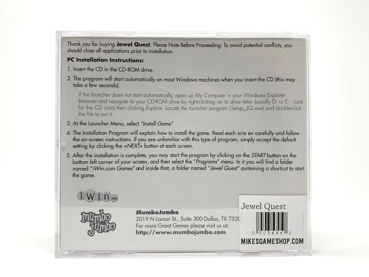 Jewel Quest • PC (Windows)