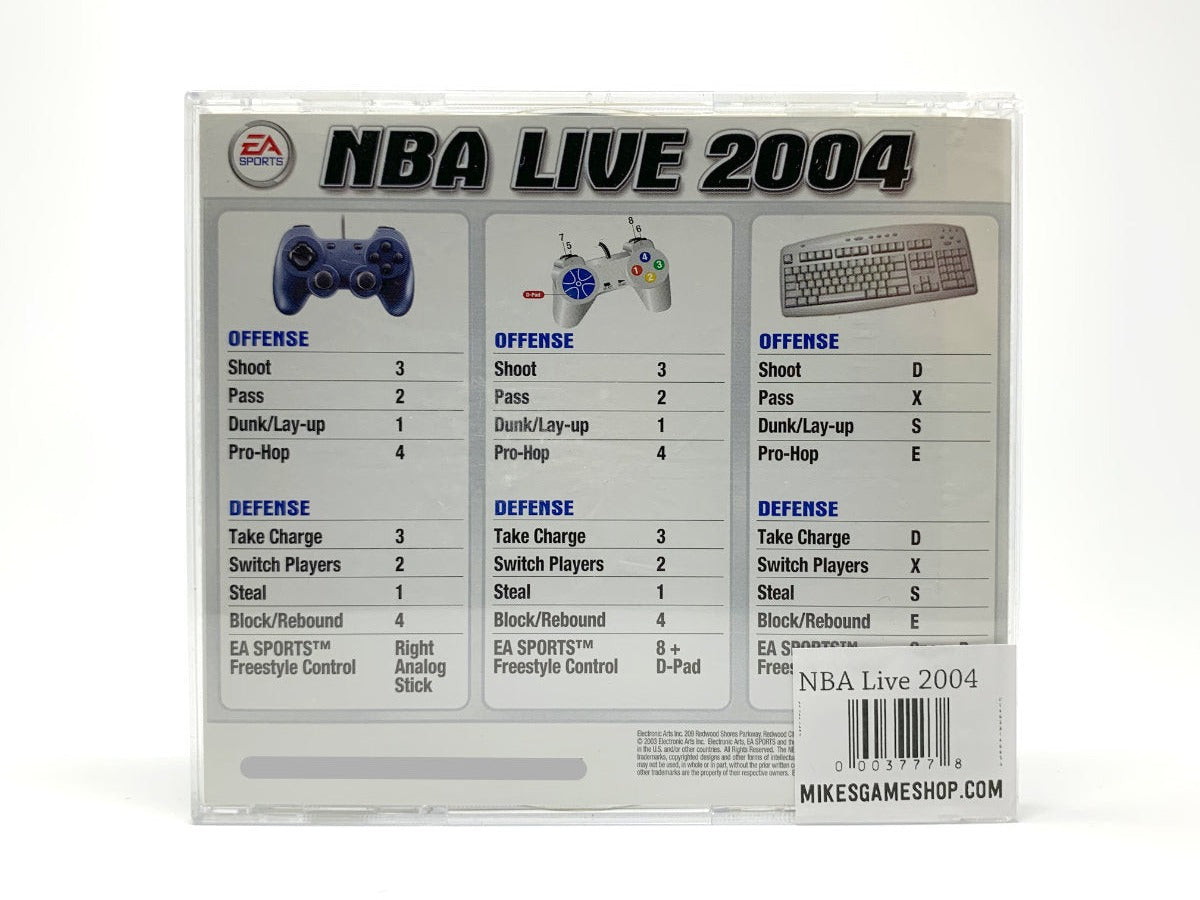 NBA Live 2004 • PC (Windows)