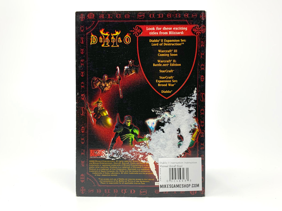 Diablo II Instruction Manual (Small) • Book/Strategy Guide