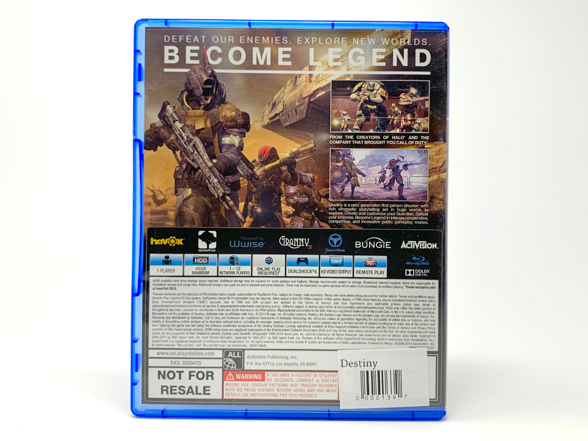 Destiny • Playstation 4