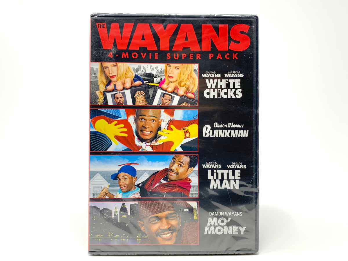 *BRAND NEW* The Wayans 4-Movie Super Pack: White Chicks / Blankman / Little Man / Mo' Money • DVD