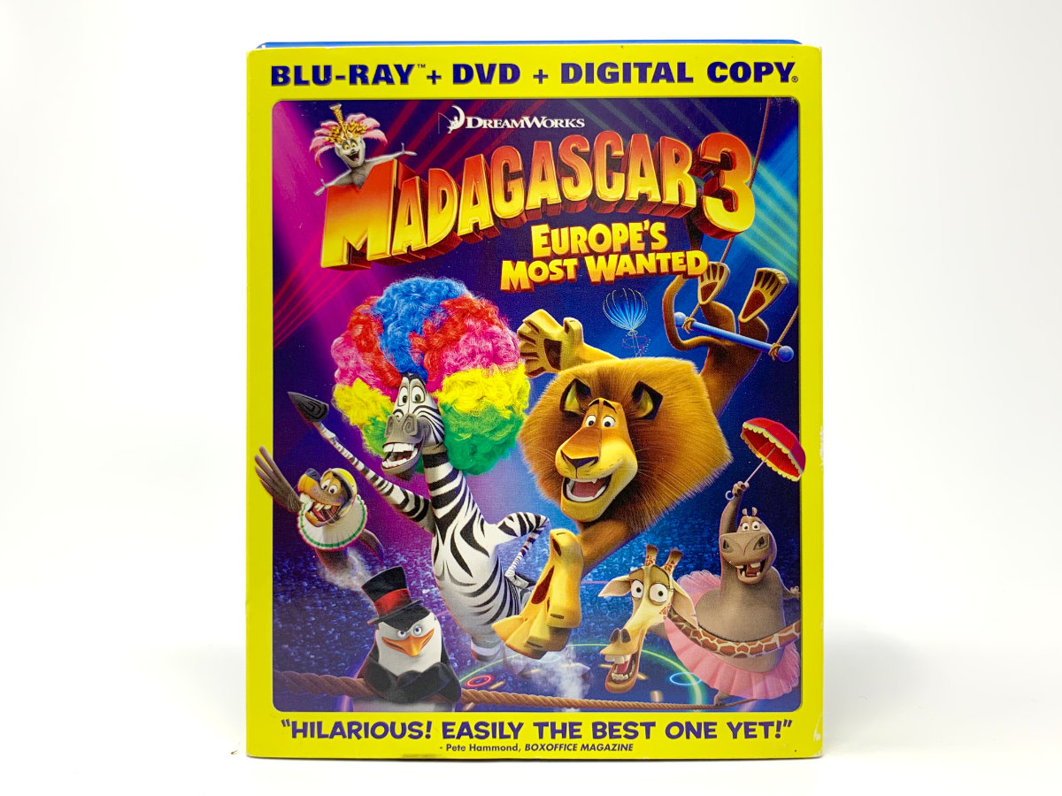 Madagascar 3: Europe's Most Wanted • Blu-ray & DVD