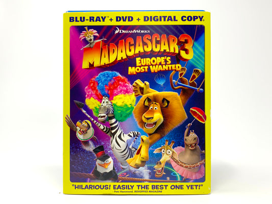 Madagascar 3: Europe's Most Wanted • Blu-ray+DVD
