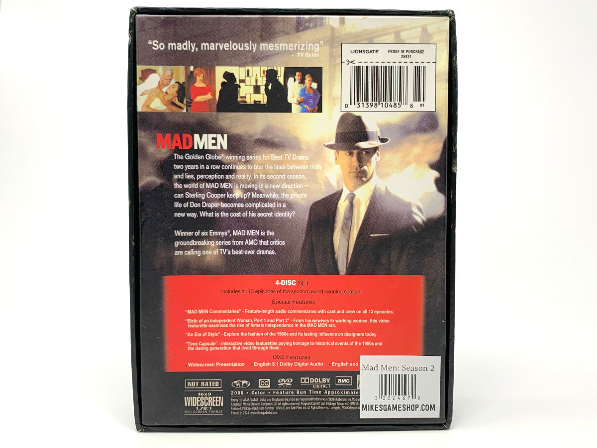 Mad Men: Season 2 – Widescreen *Box Set* • DVD