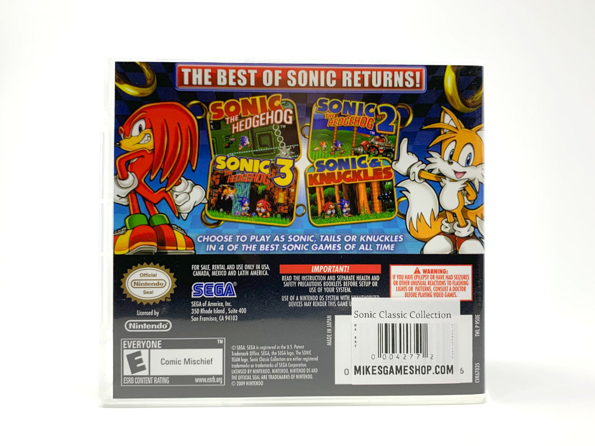Sonic Classic Collection • Nintendo DS
