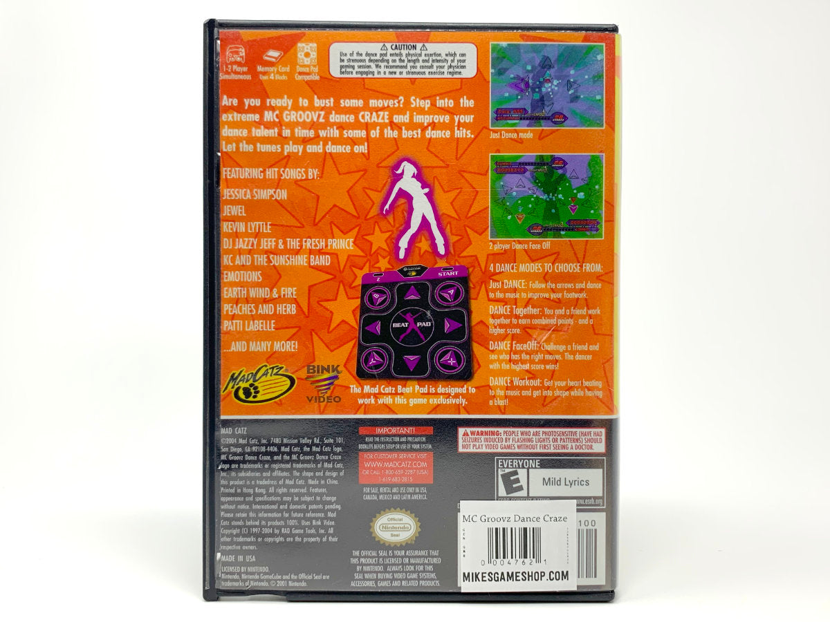 MC Groovz Dance Craze • Nintendo Gamecube
