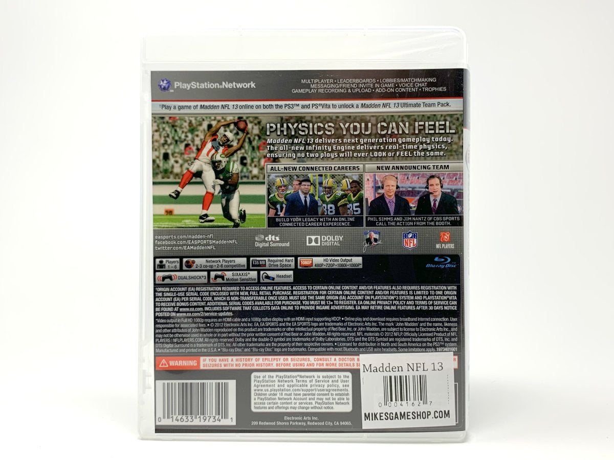Madden NFL 13 • Playstation 3