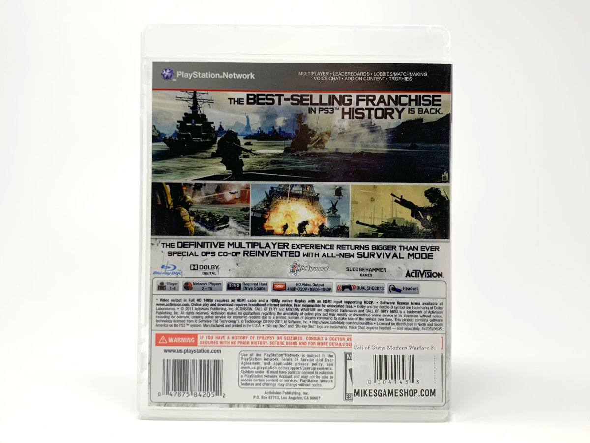 Call of Duty: Modern Warfare 3 • Playstation 3