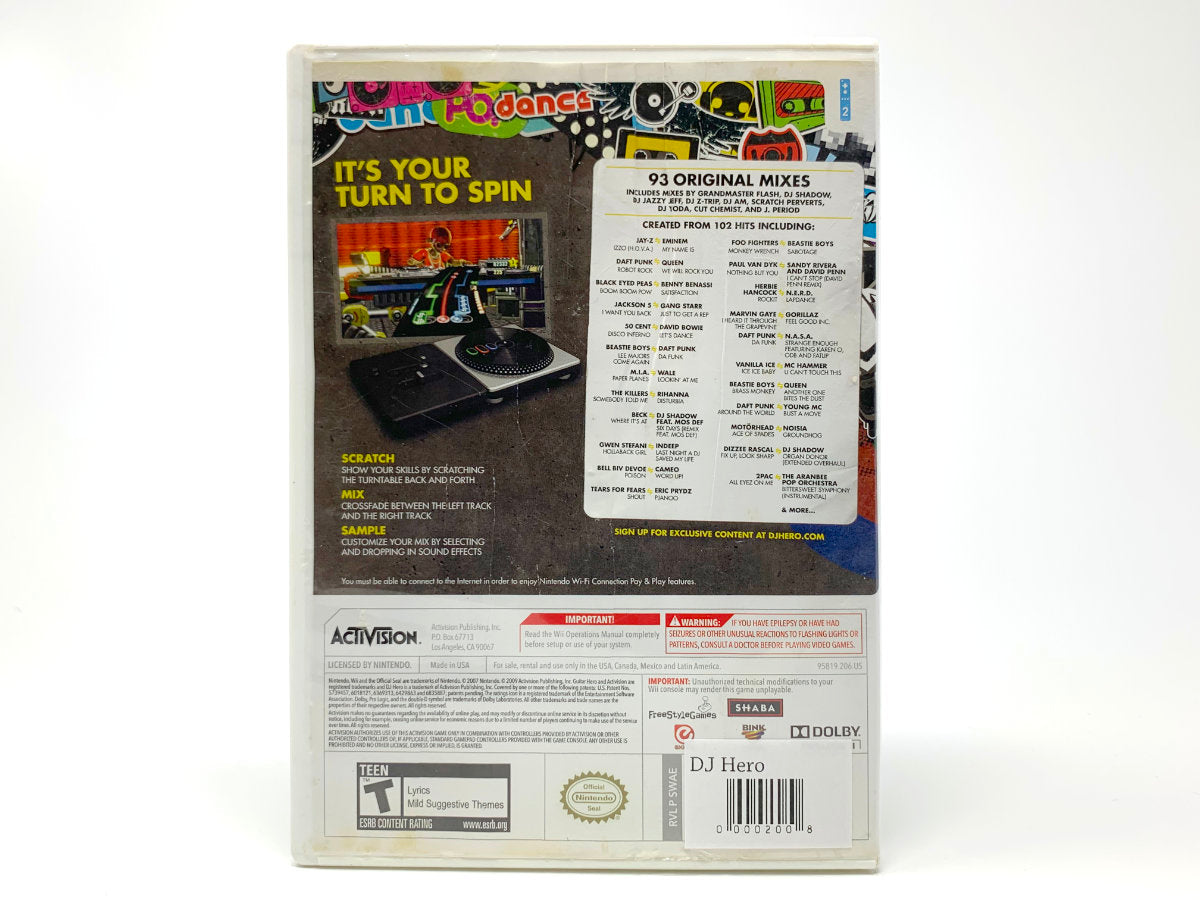 DJ Hero • Nintendo Wii