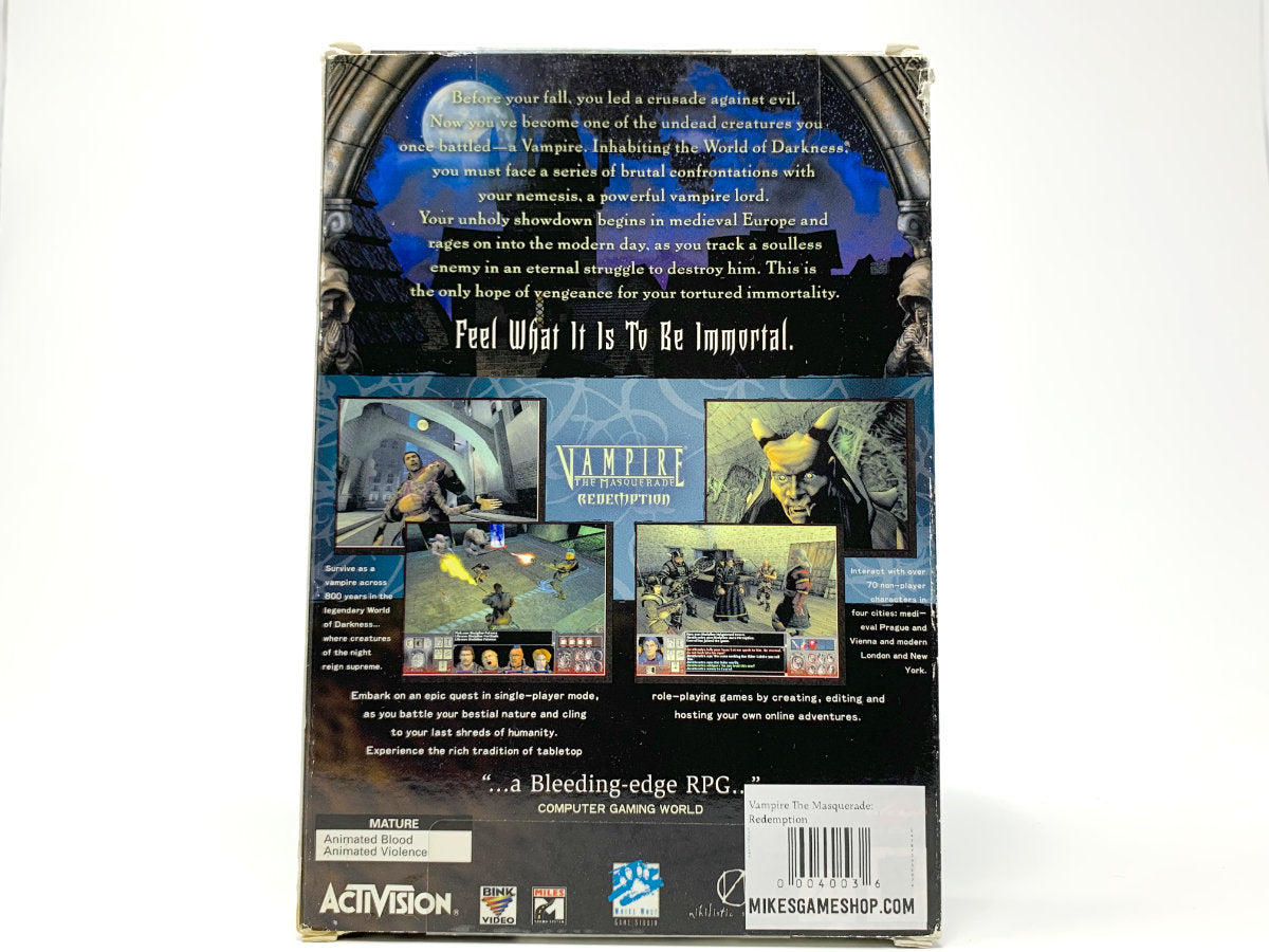 Vampire: The Masquerade – Redemption – (Big Box) • PC (Windows)