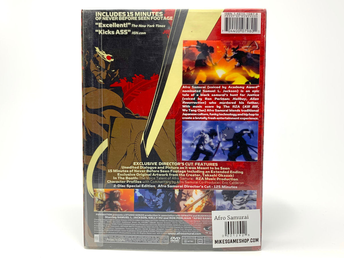 Afro Samurai – Director's Cut • DVD