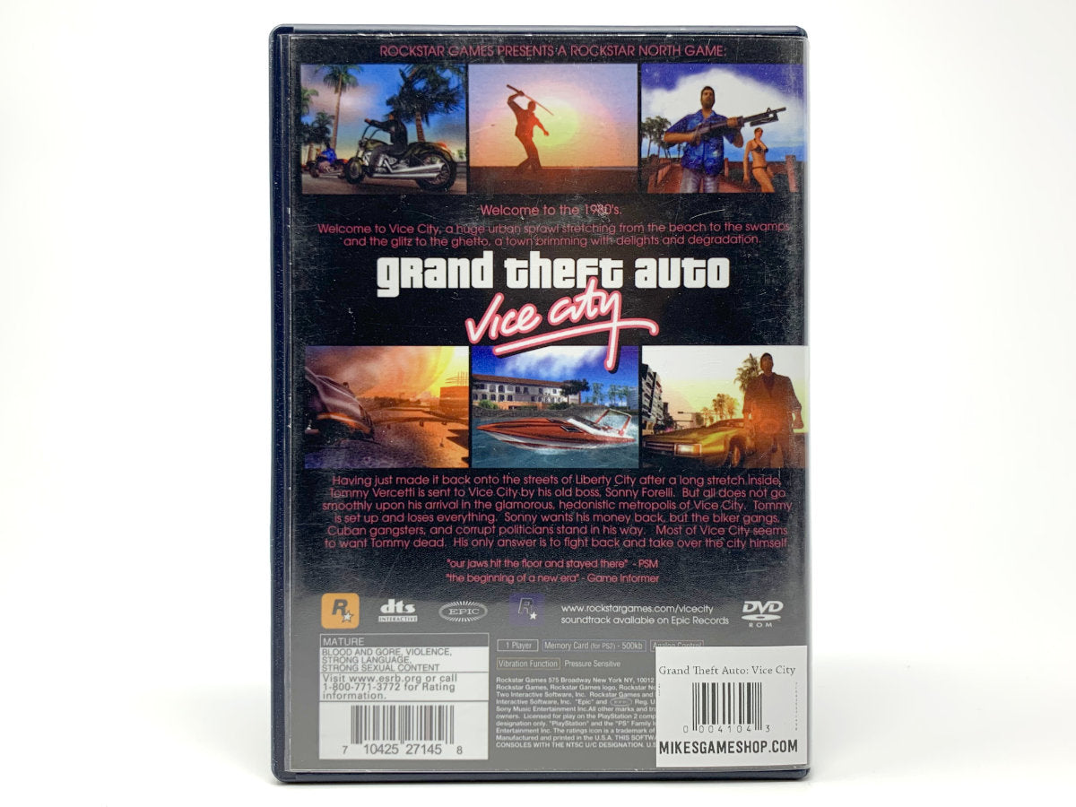 Grand Theft Auto: Vice City • Playstation 2