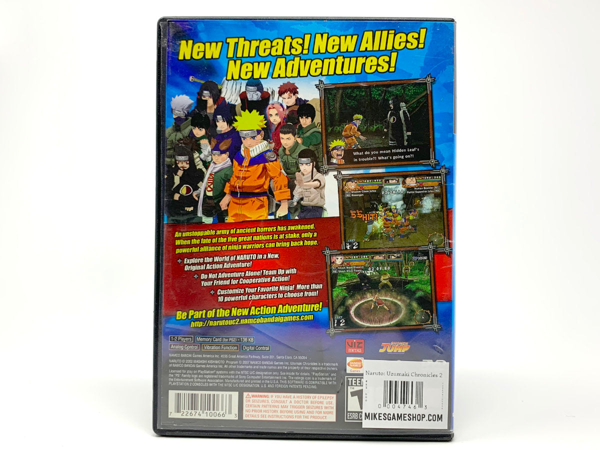 Naruto: Uzumaki Chronicles 2 • Playstation 2 (See Notes)