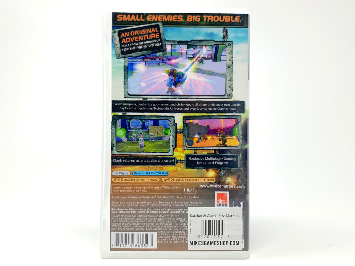 Ratchet & Clank: Size Matters • PSP